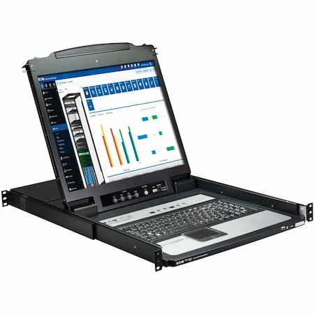 Eaton Tripp Lite Series NetDirector 16-Port 1U Rack-Mount Console KVM Switch with 19 in. LCD, French Keyboard