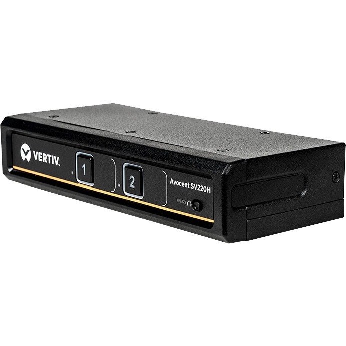 Vertiv Avocent SV220H Desktop KVM Switch | 2 Ports | HDMI | USB | Single Monitor