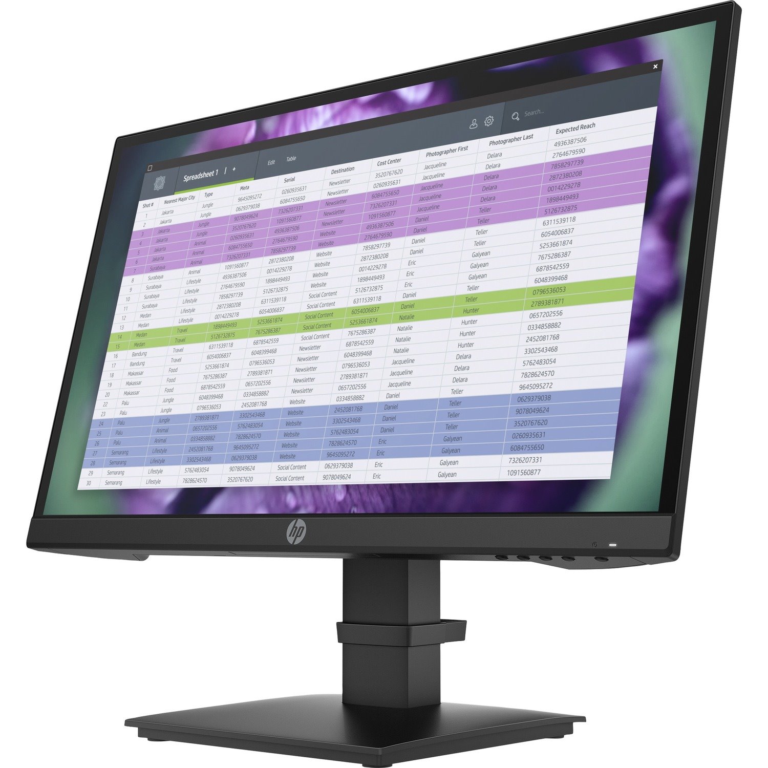 HPI SOURCING - NEW P22 G4 22" Class Full HD LCD Monitor - 16:9 - Black