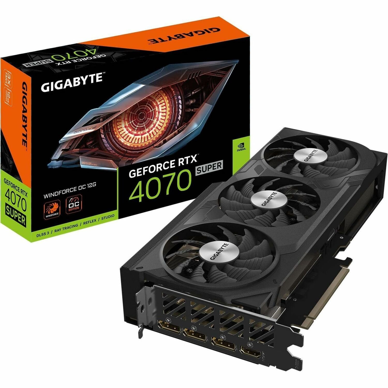 Gigabyte NVIDIA GeForce RTX 4070 SUPER Graphic Card - 12 GB GDDR6X