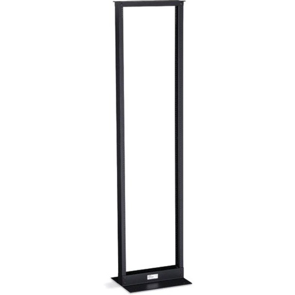 Black Box 45U 2-Post Rack, 19" x 15"D, 12-24 EIA Holes, 1000lbs