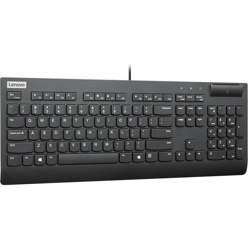 Lenovo Keyboard - Cable Connectivity - USB Interface - English (US) - Black