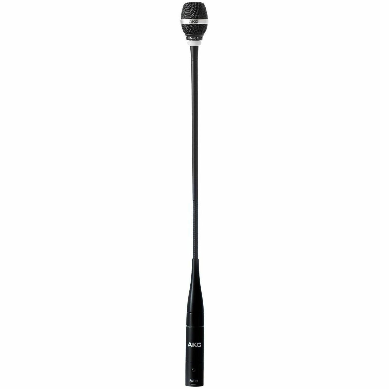 AKG CGN341 E Rugged Wired/Wireless Condenser Microphone for Meeting Room, Lectern, Speech, House of Worship - Matte Black