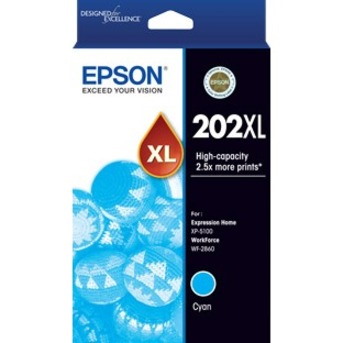 Epson 202XL Original High Yield Inkjet Ink Cartridge - Cyan - 1 Pack