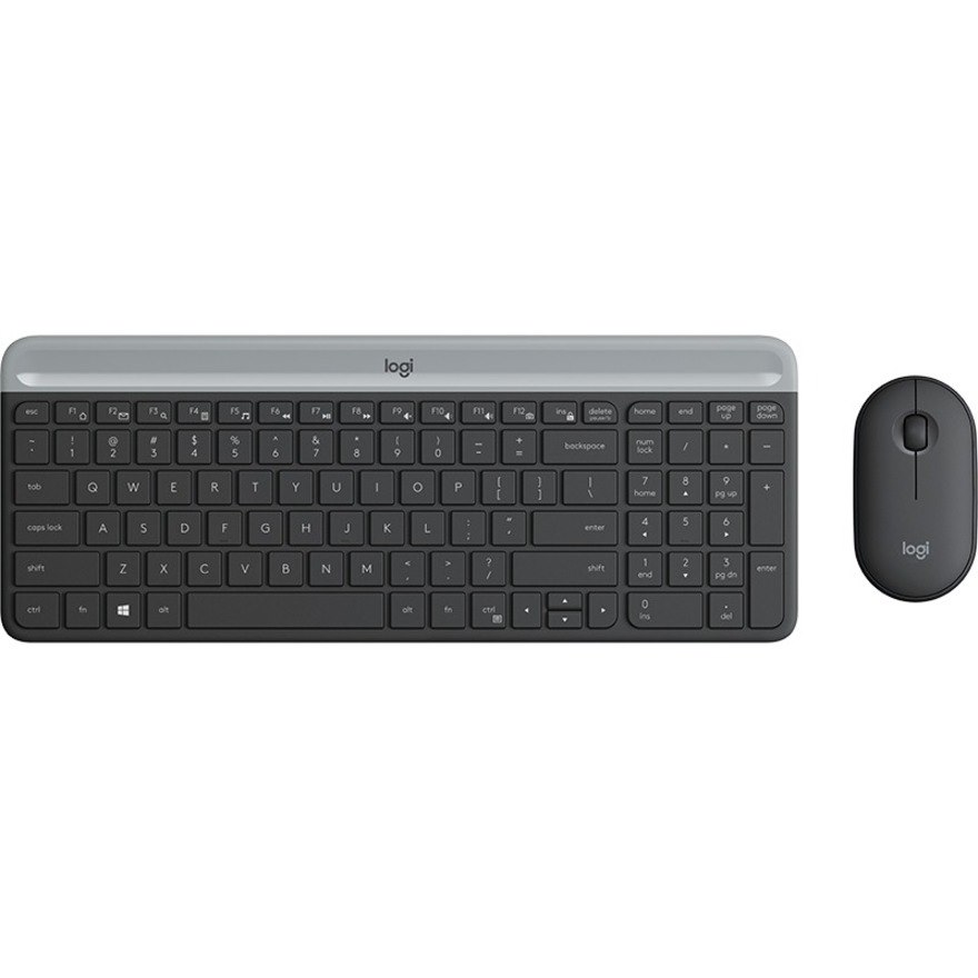 Logitech Slim Wireless Keyboard and Mouse Combo MK470