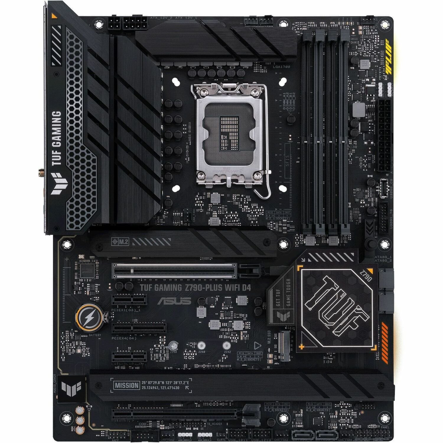 TUF Z790-PLUS WIFI D4 Gaming Desktop Motherboard - Intel Z790 Chipset - Socket LGA-1700 - ATX