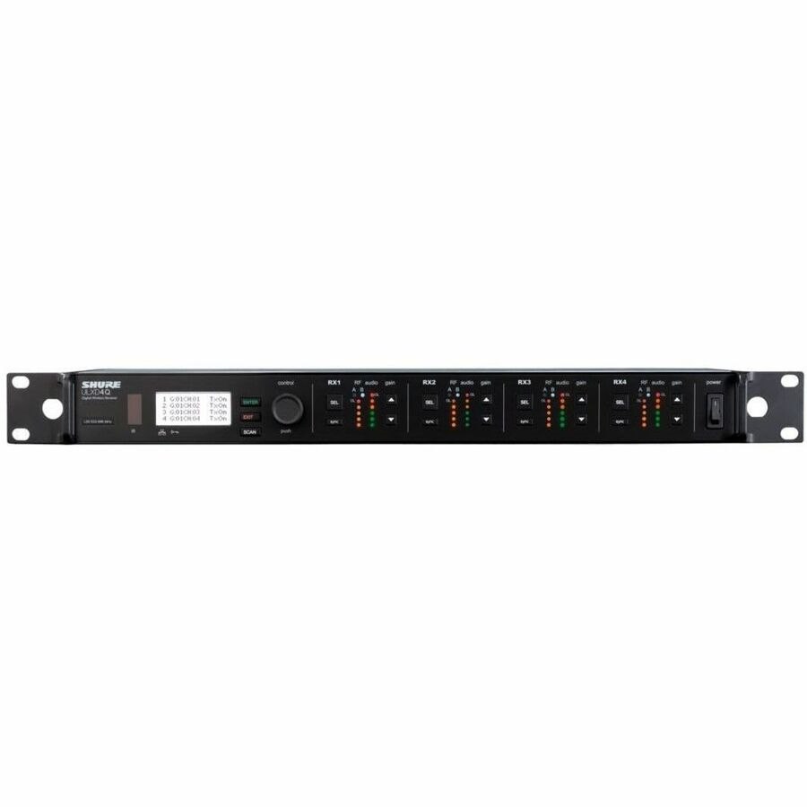 Shure ULXD4Q-GV Quad-Channel Digital Wireless Receiver