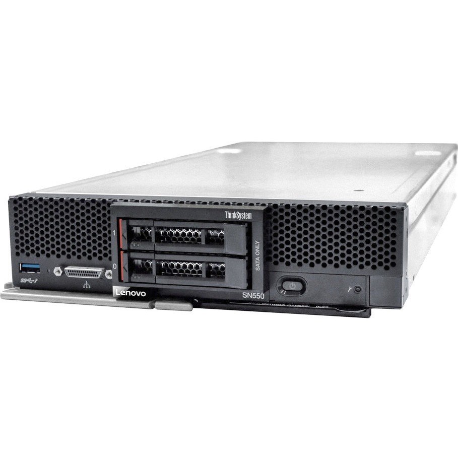 Lenovo ThinkSystem SN550 7X16A06GEA Blade Server - 1 Xeon Silver 4210 2.20 GHz - 32 GB RAM - Serial ATA/600 Controller