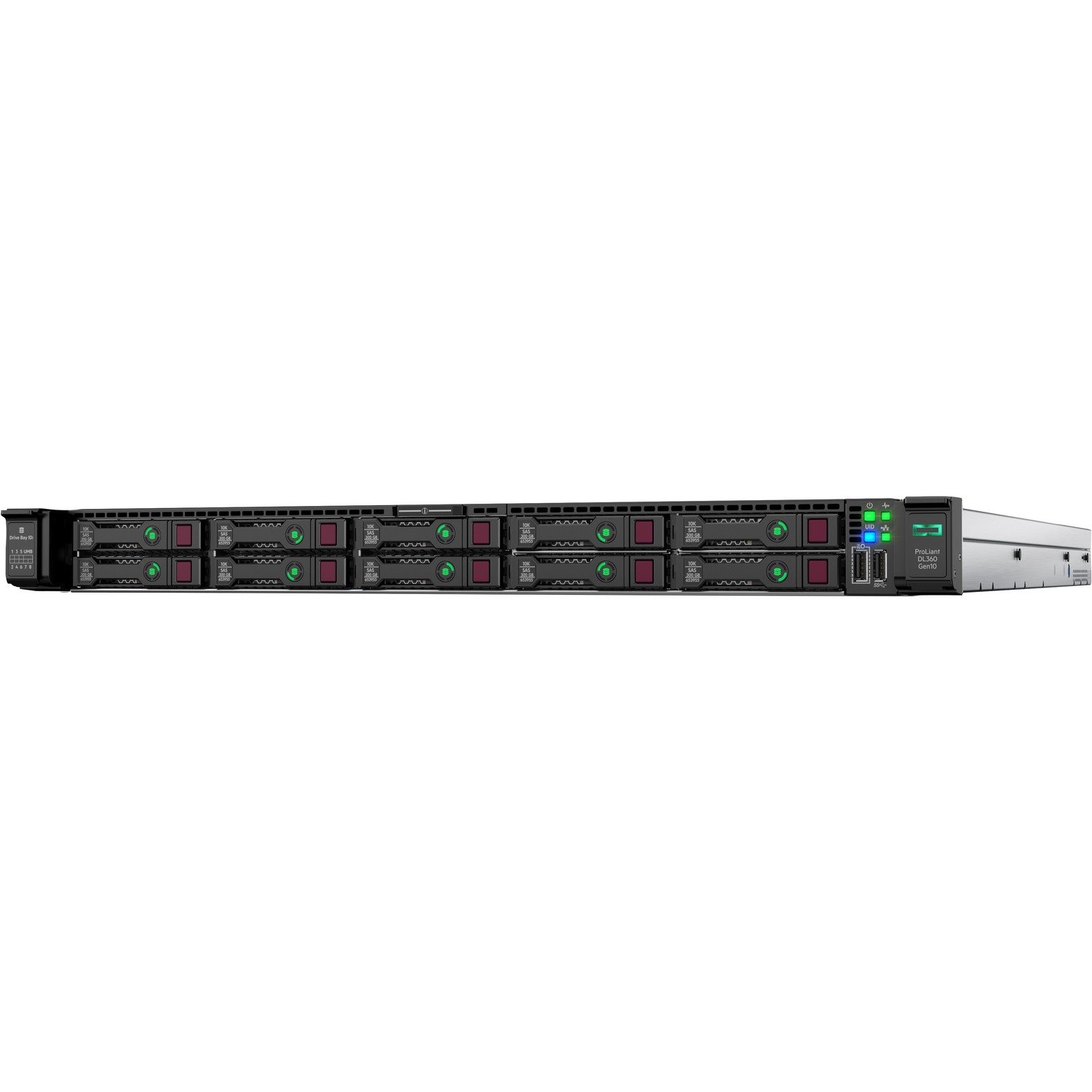 HPE ProLiant DL360 G10 1U Rack Server - 1 x Intel Xeon Silver 4210 2.20 GHz - 16 GB RAM - Serial ATA/600, 12Gb/s SAS Controller