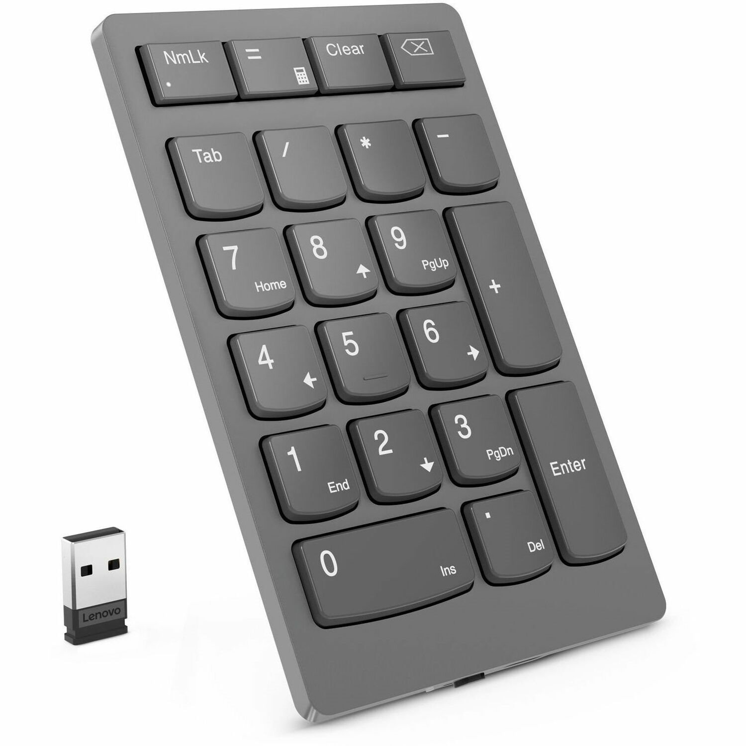 Lenovo GO Keypad - Draadloos Verbinding - Stormgrijs