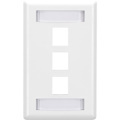 Black Box GigaStation2 3 Socket Network Faceplate