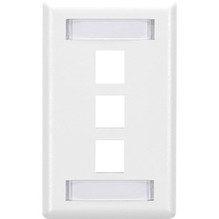 Black Box GigaStation2 3 Socket Network Faceplate