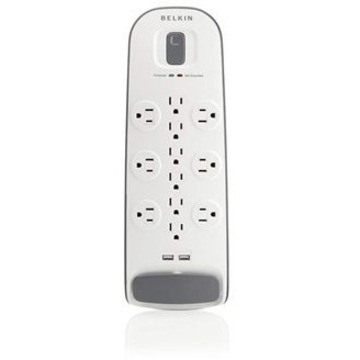 Belkin 12 Outlet Surge Protector with USB Charging - 6ft input cord