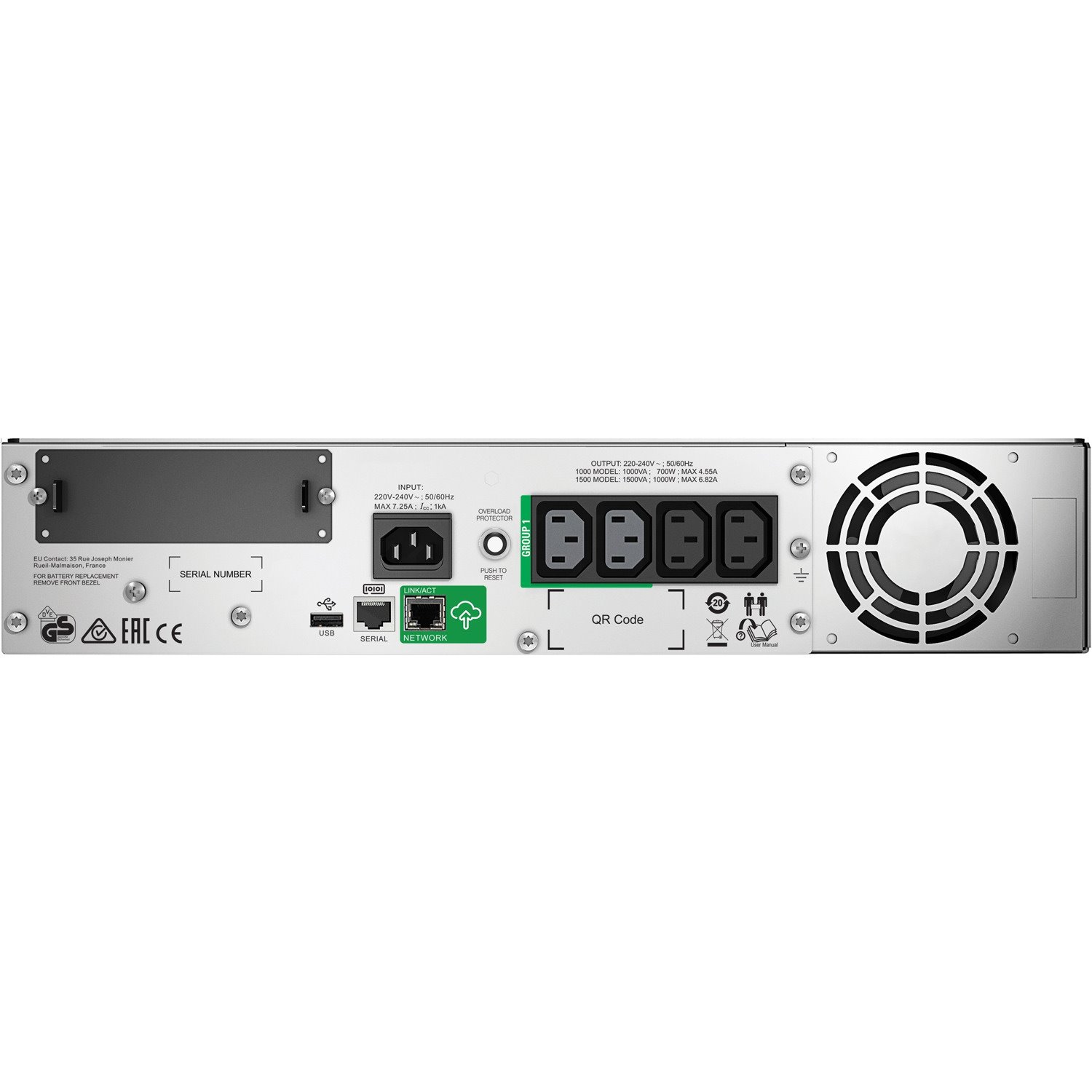 APC by Schneider Electric Smart-UPS Line-interactive UPS - 1 kVA/700 W