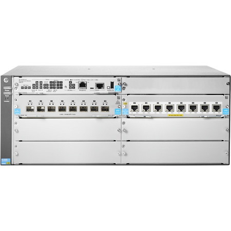 HPE-IMSourcing 5406R 8-port 1/2.5/5/10GBASE-T PoE+/ 8-port SFP+ (No PSU) v3 zl2 Switch