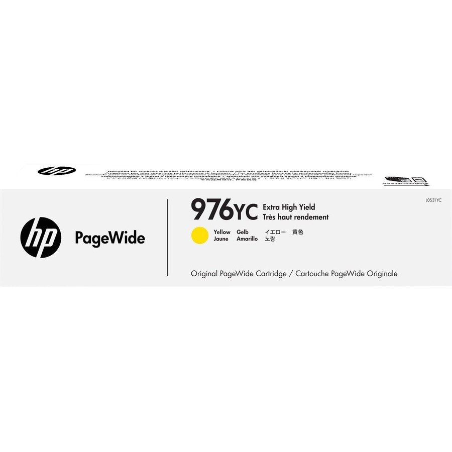 HP 976YC Original High Yield Inkjet Ink Cartridge - Yellow Pack