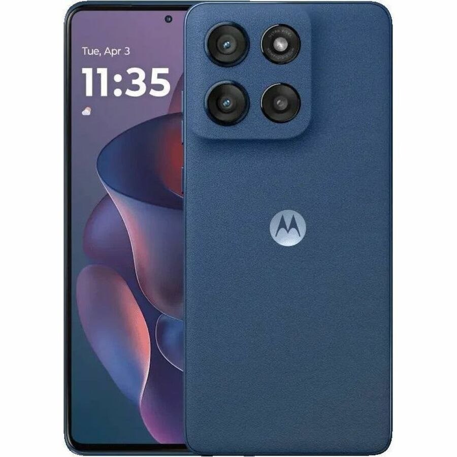 Motorola Mobility moto g stylus 5G (2025) 256 GB Smartphone - 6.7" P-OLED Super HD 2712 x 1220 - Octa-core (Cortex A78Quad-core (4 Core) 2.40 GHz + Cortex A55 Quad-core (4 Core) 1.80 GHz - 8 GB RAM - Android 15 - 5G - Gibraltar Sea