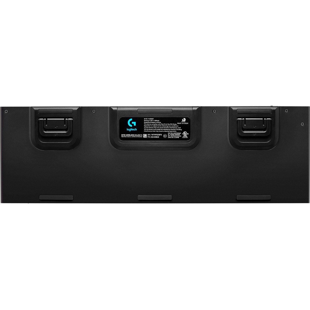 Logitech G915 Gaming Keyboard - Wired/Wireless Connectivity - USB Interface - English (UK) - Black