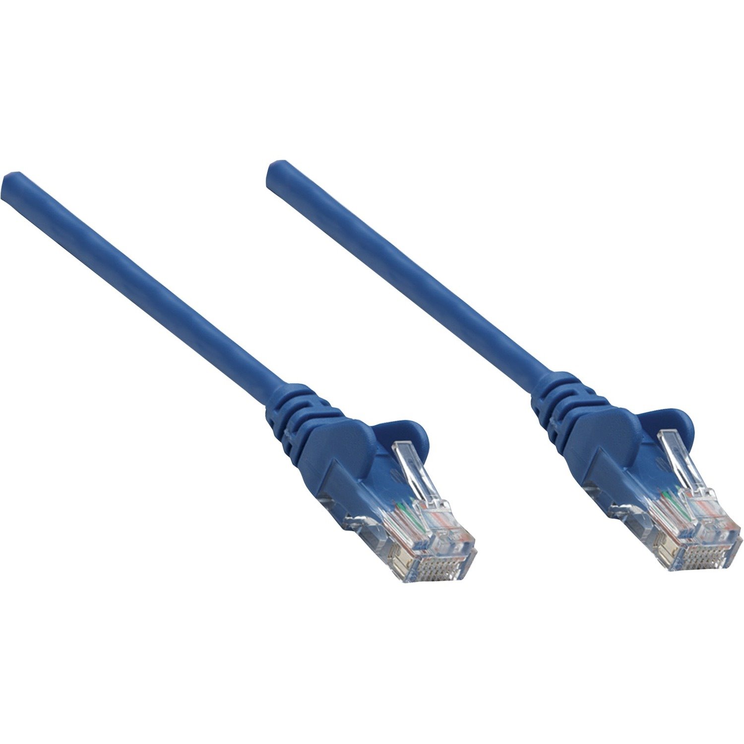 Intellinet Network Patch Cable, Cat5e, 3m, Blue, CCA, U/UTP, PVC, RJ45, Gold Plated Contacts, Snagless, Booted, Lifetime Warranty, Polybag