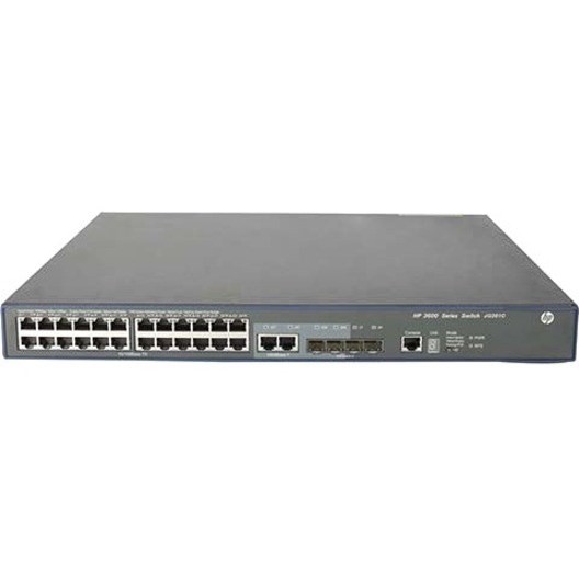 HPE FlexNetwork 3600 EI 3600 24 PoE+ v2 EI 24 Ports Manageable Layer 3 Switch - Gigabit Ethernet, Fast Ethernet - 10/100Base-TX, 100Base-FX, 1000Base-X