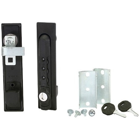 APC by Schneider Electric Rack-mountable Rack Door Handle for Enclosure - Black