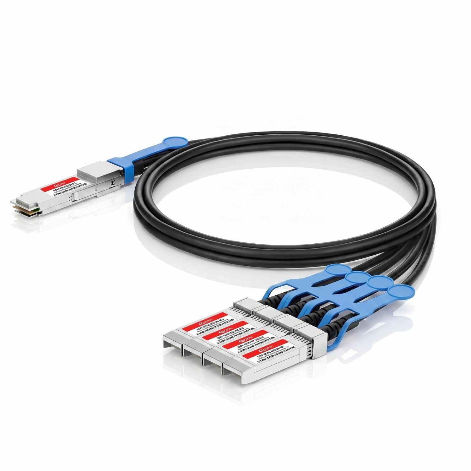 Accortec 40G QSFP+ To 4X10G SFP+ Active Optical C