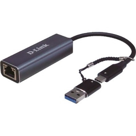 D-Link 2.5Gigabit Ethernet Adapter for Notebook, Desktop Computer - 2.5GBase-T
