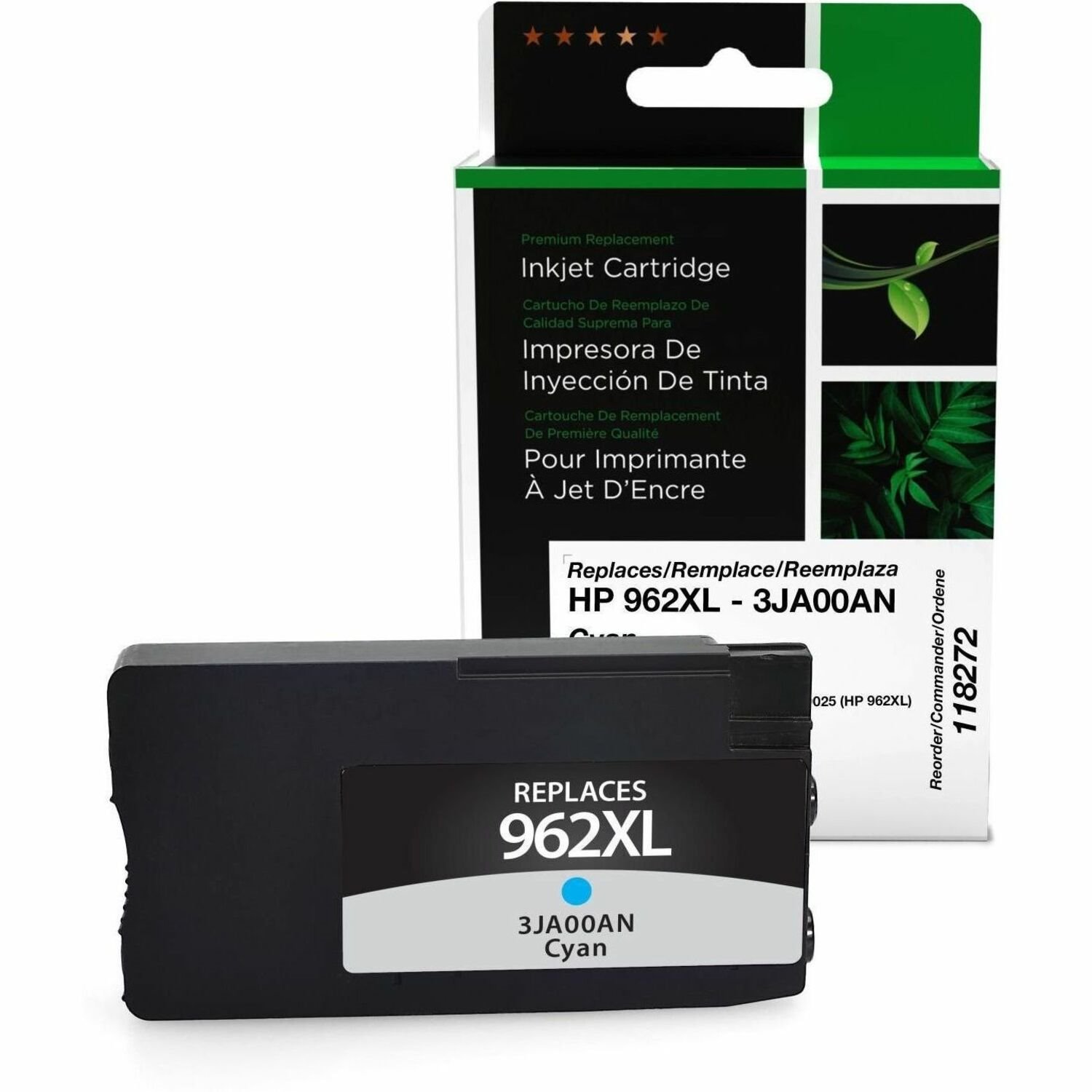 Clover Imaging Remanufactured High Yield Cyan Ink Cartridge for HP 962XL (3JA00AN)