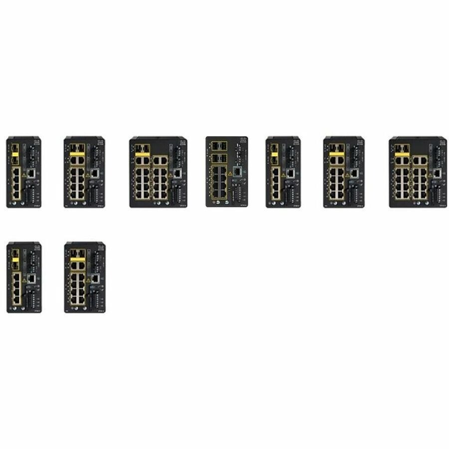 Cisco Catalyst IE3100 Rugged 4 Ports Manageable Ethernet Switch - Gigabit Ethernet - 10/100/1000Base-T, 1000Base-X - Black