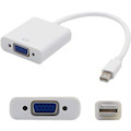 AddOn 5-Pack of Apple Computer® MB572Z/B Compatible Mini-DisplayPort 1.1 Male to VGA Female White Adapters For Resolution Up to 1920x1200 (WUXGA)