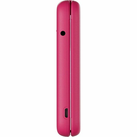 Nokia 2660 Flip 128 MB Feature Phone - 2.8" Flexible Folding Screen TFT LCD QVGA 240 x 320 - Cortex A71 GHz - 48 MB RAM - Series 30+ - 4G - Pop Pink