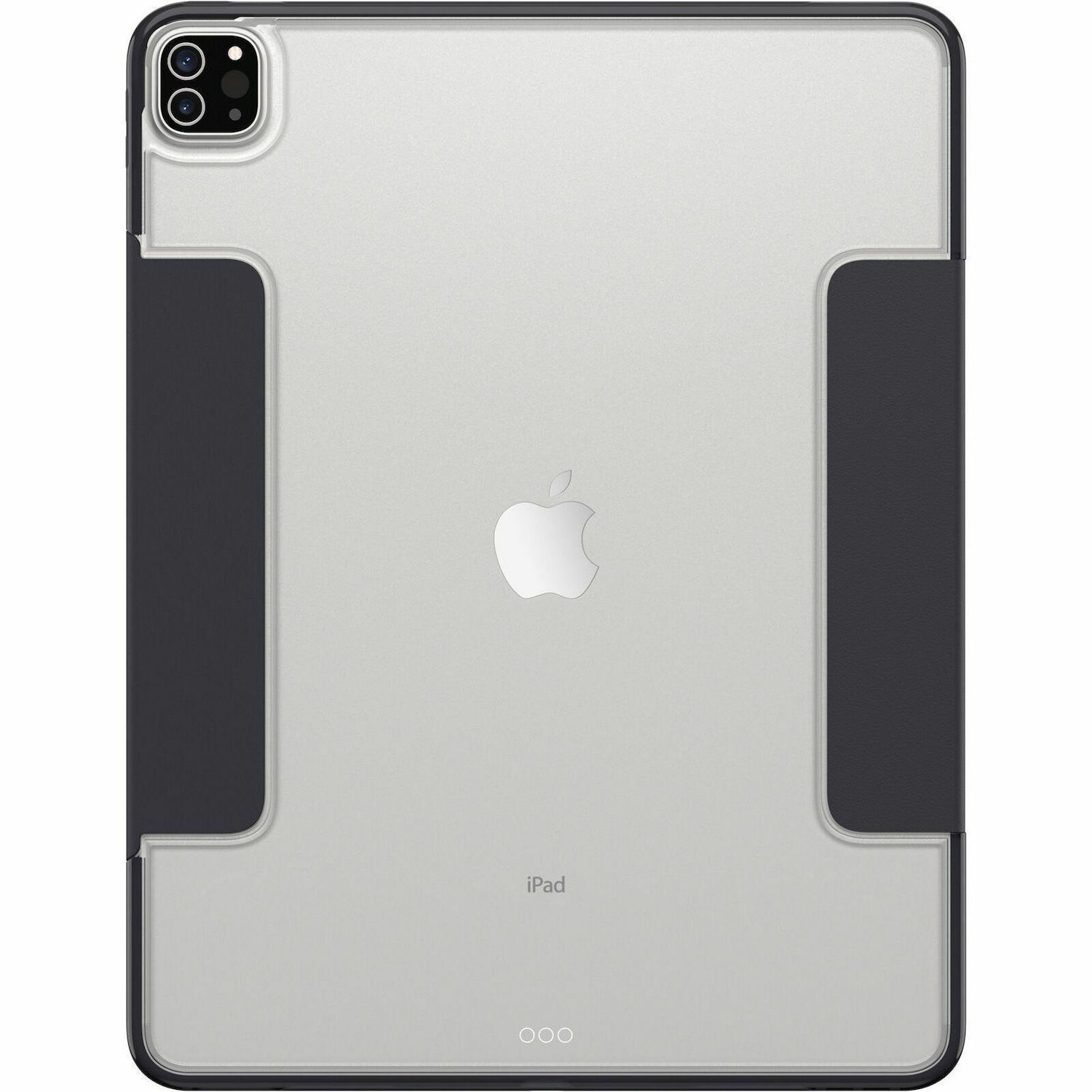 OtterBox Symmetry Series 360 Elite Carrying Case (Folio) for 12.9" Apple iPad Pro (5th Generation), iPad Pro (6th Generation) Tablet, Apple Pencil - Scholar Gray (Dark Gray/Clear)