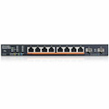 ZYXEL XMG1915 XMG1915-10EP 8 Ports Manageable Ethernet Switch - 2.5 Gigabit Ethernet, 10 Gigabit Ethernet - 2.5GBase-T, 10GBase-X