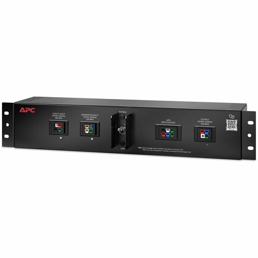 APC Smart-UPS Industrial Service Bypass Unit, 30A, 120V, rack mount, 2U, with generator input