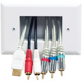 Peerless-AV® Easy Mount Recessed Low Voltage Cable Plate