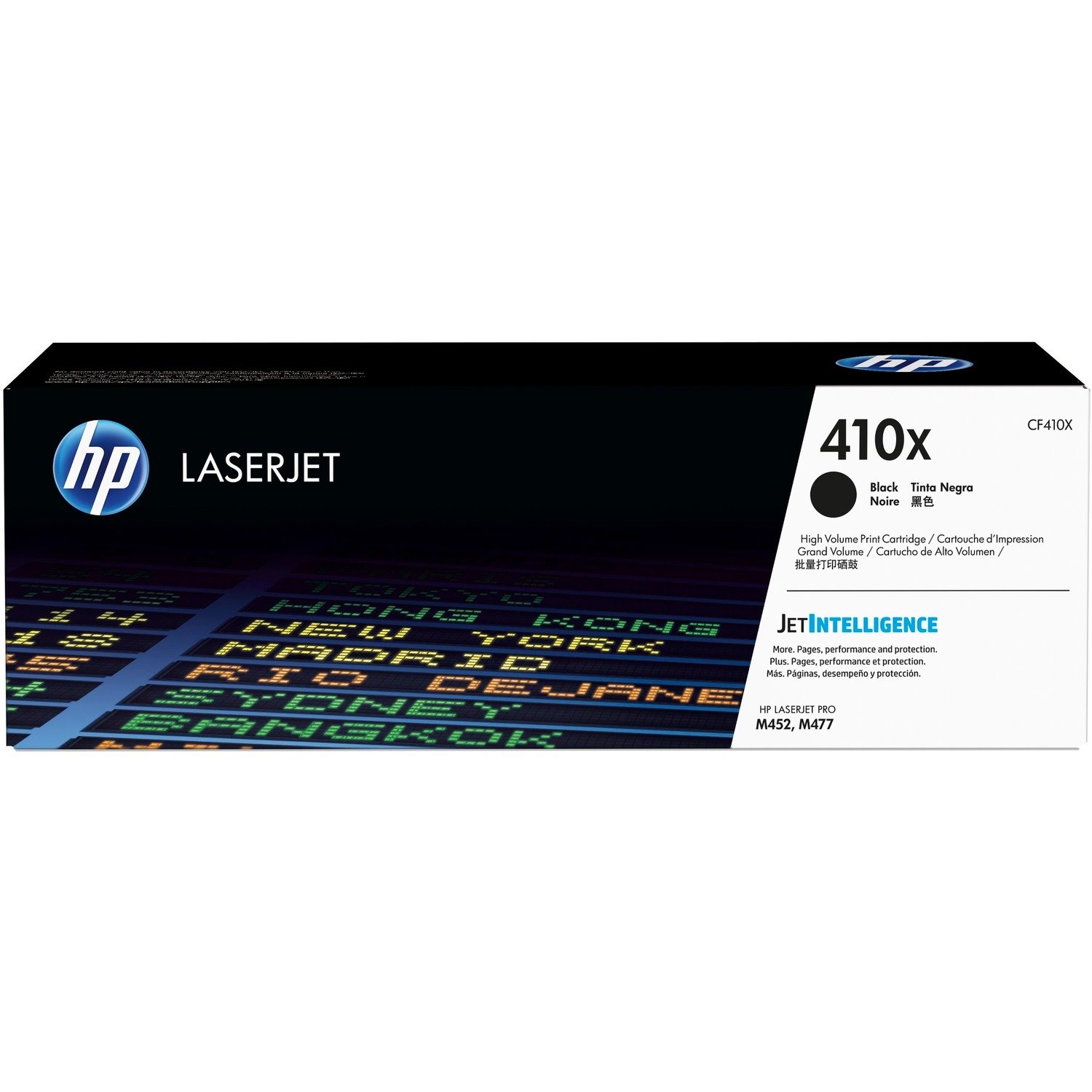 HP 410X Original High Yield Laser Toner Cartridge - Black - 1 Each