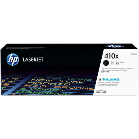 HP 410X Original High Yield Laser Toner Cartridge - Black - 1 Each