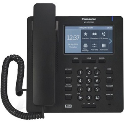 Panasonic Kx-Hdv330neb Ip Business Desk Phone PoE - Black