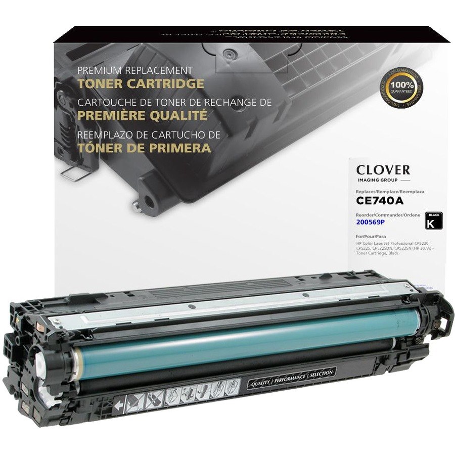 Clover Imaging Remanufactured Black Toner Cartridge for HP 307A (CE740A)