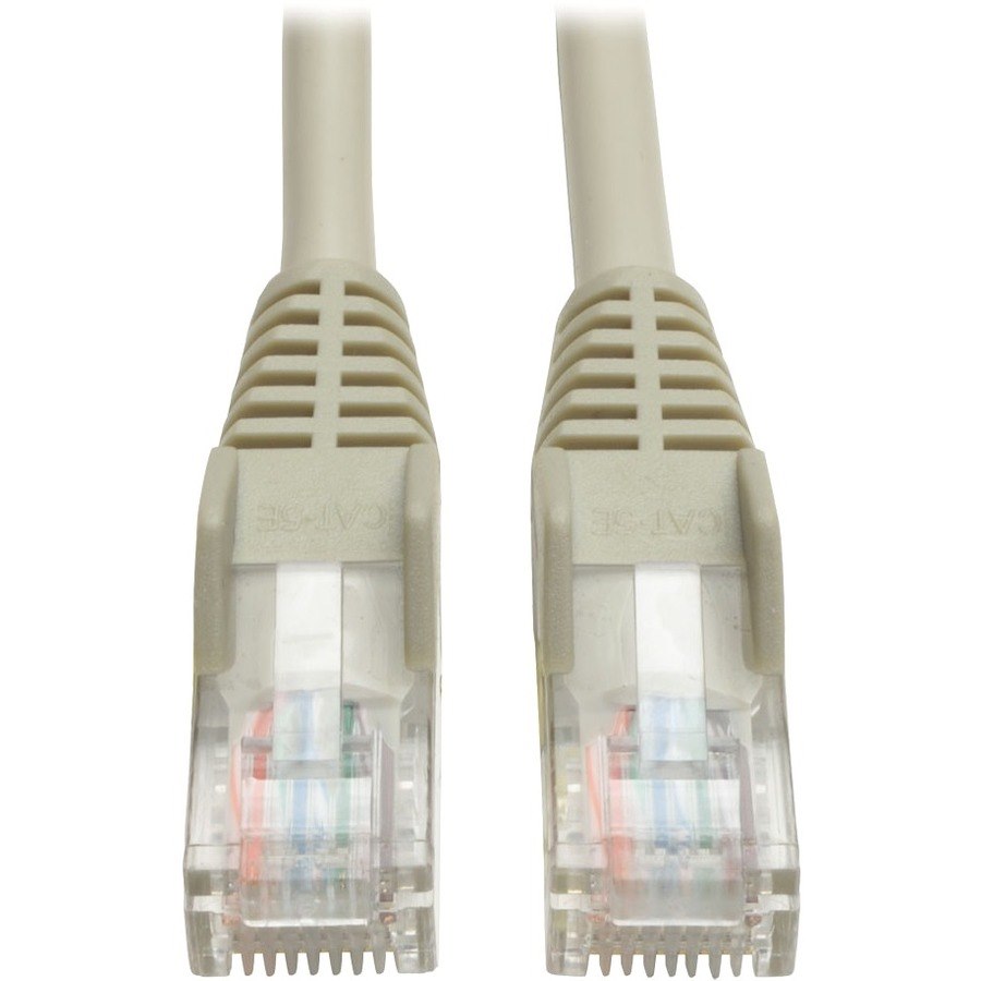 Eaton Tripp Lite Series Cat5e 350 MHz Snagless Molded (UTP) Ethernet Cable (RJ45 M/M), PoE - Gray, 12 ft. (3.66 m)