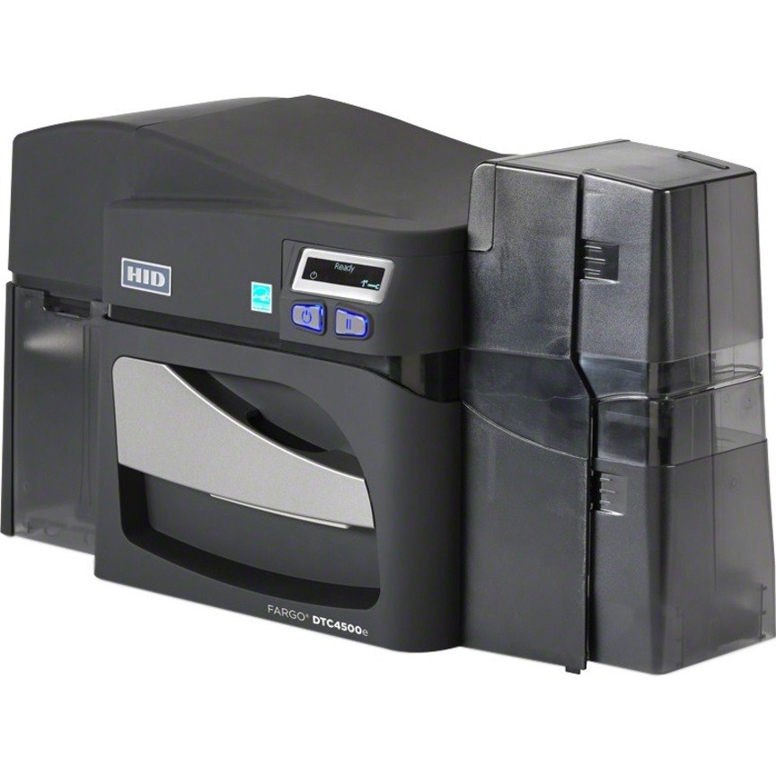 Fargo DTC4500E Double Sided Desktop Dye Sublimation/Thermal Transfer Printer - Monochrome - Card Print - USB