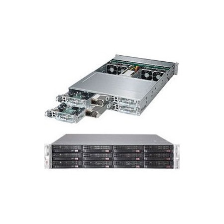 Supermicro SuperServer 6027PR-HTR Server Barebone System - 2U Rack-mountable - Socket R LGA-2011 - 2 x Processor Support