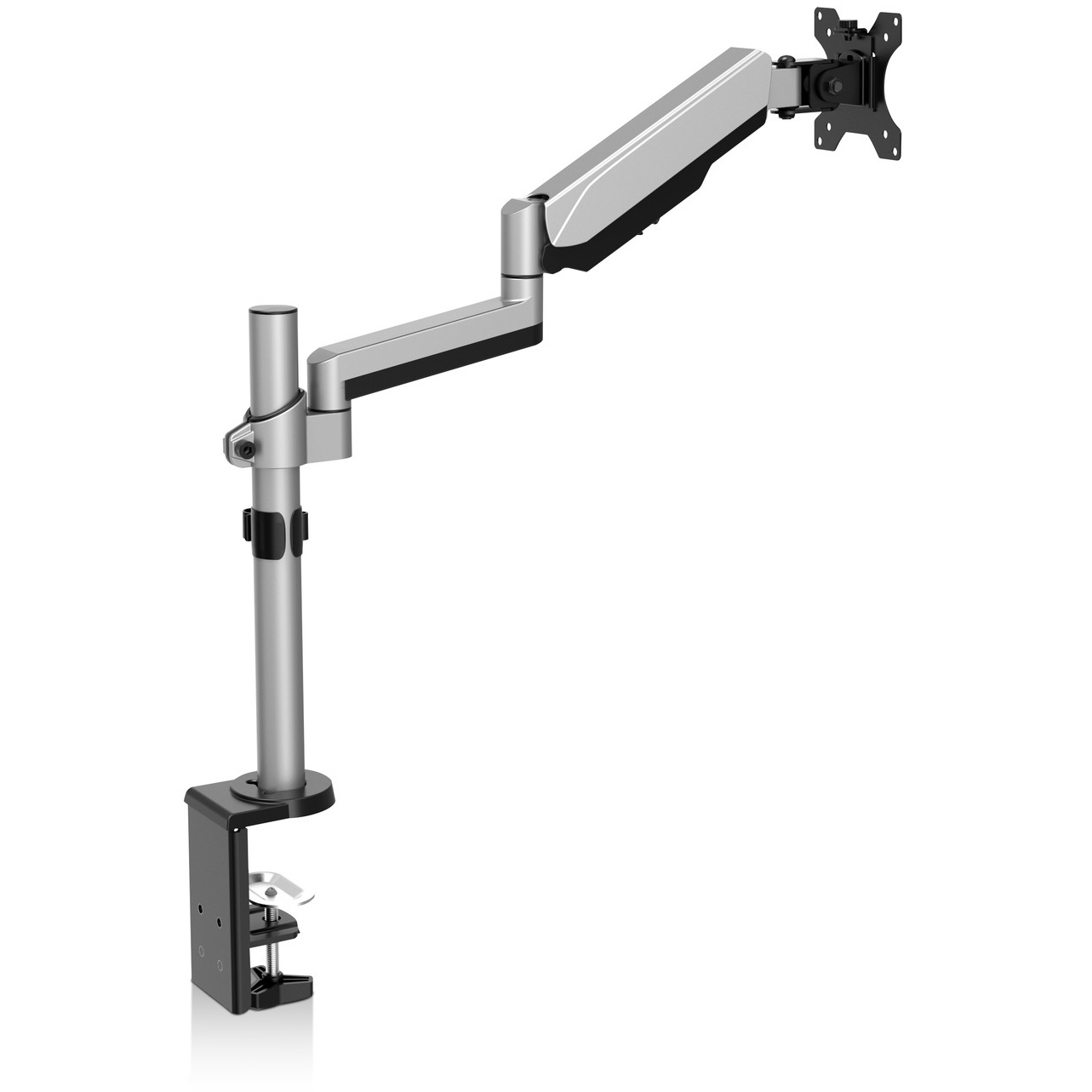 V7 DM1TA-1E Mounting Arm for Monitor, Display - Silver