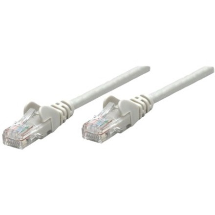 Intellinet Network Patch Cable, Cat6, 2M, Grey, Copper, U/Utp, PVC, RJ45, Gold Plated Contacts, Snagless, Booted, Lifetime Warranty, Polybag