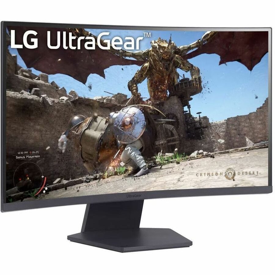 LG UltraGear 27GS60QN-B 27" Class WQHD Curved Screen Gaming LCD Monitor - 16:9