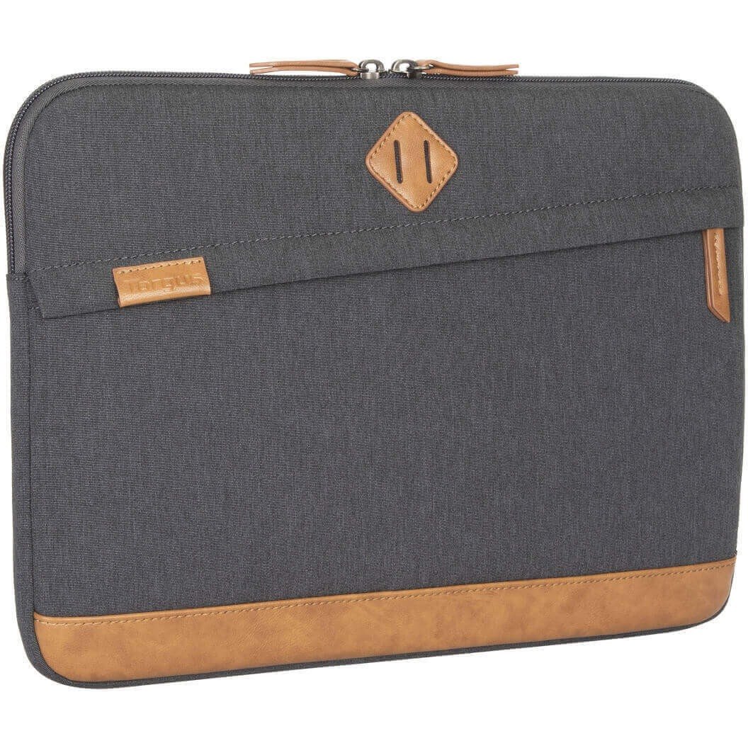 Targus Strata III TBS93004GL Carrying Case (Sleeve) for 14" Notebook - Gray, Brown