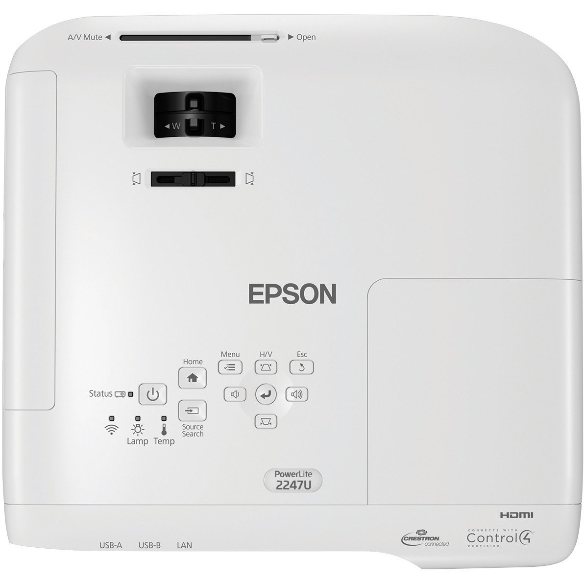 Epson PowerLite 2247U DLP Projector - 16:10
