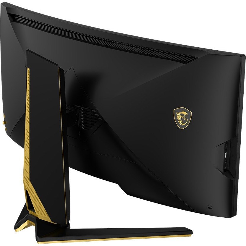 MSI MEG 342C QD-OLED 34" Class UW-QHD Curved Screen Gaming OLED Monitor - 21:9 - Black, Gold