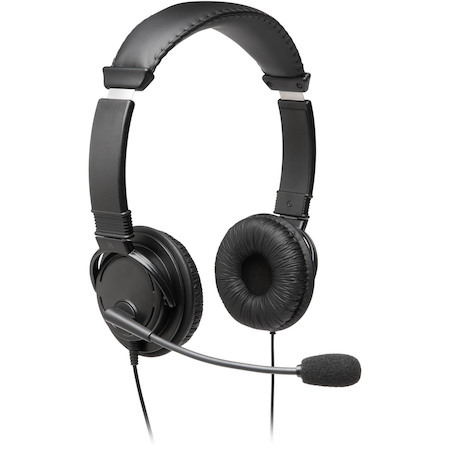 Kensington Classic Wired Over-the-head, On-ear Stereo Headset - Black