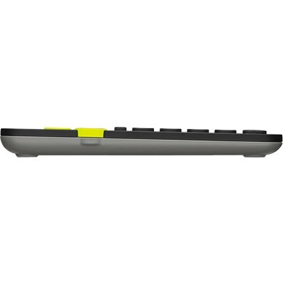 Logitech K480 Keyboard - Wireless Connectivity - Swedish, Finnish, Danish, Norwegian - QWERTY Layout - Black